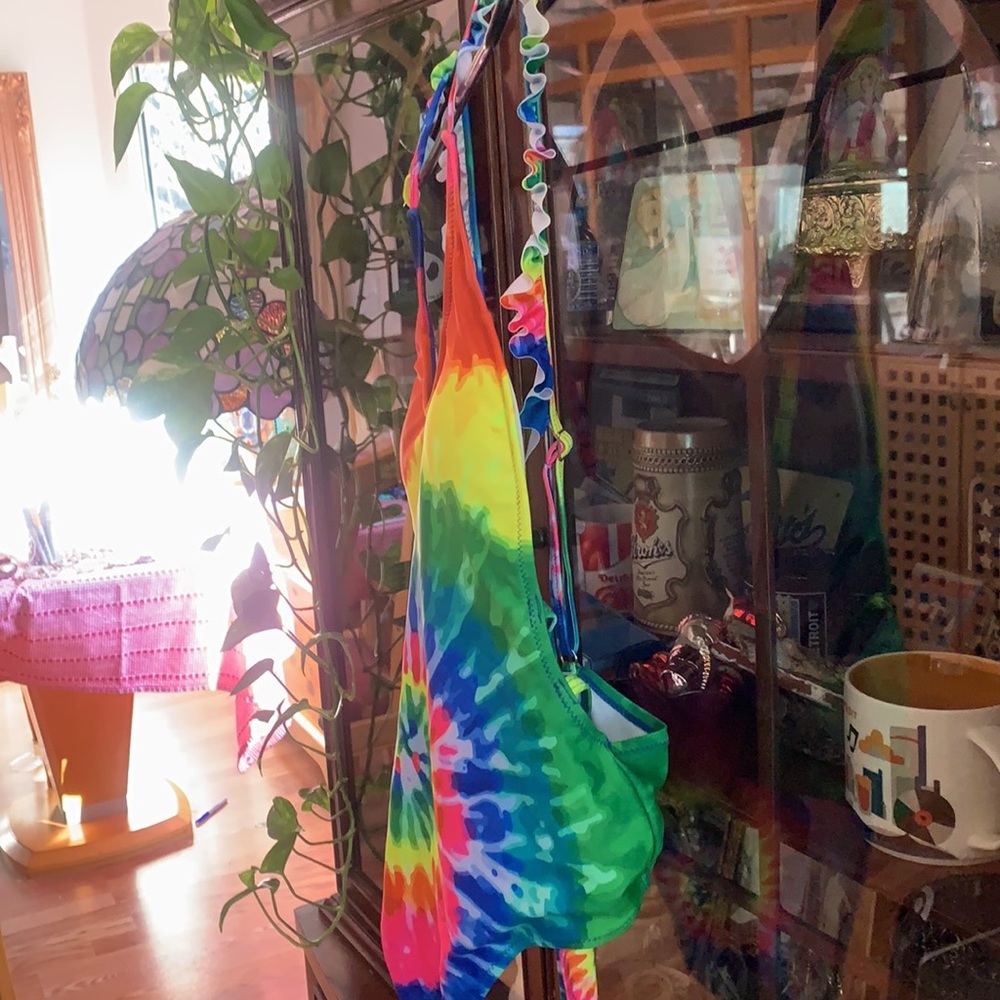 Tye dye swim suit one piece size small - Picture 7 of 8